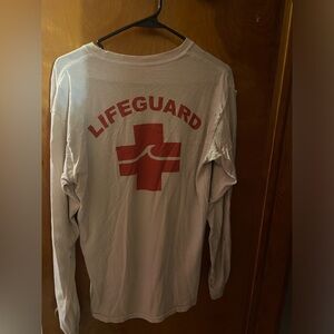 Long sleeve lifeguard shirt